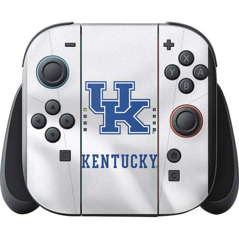 University of Kentucky White Jersey Nintendo Switch 2 (2025) with Joy-Con Skin